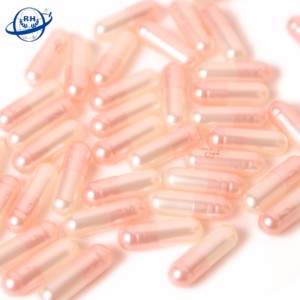 Mua màu hồng rỗng trong kho bán buôn chăm sóc sức khỏe bổ sung Kích thước viên nang 0 - Product Image 1