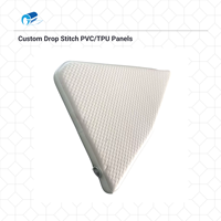 Tissu gonflable Drop Stitch personnalisé en PVC TPU à double paroi, construction 3D, doublure imperméable, matelas pneumatique pour bateau DWF 5-20 cm