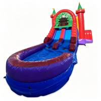 Combo Château 5-en-1 Double Piste Humide/Sèche pour Aventures Royales