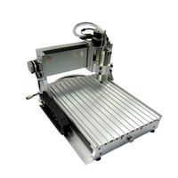 Machine de fraisage CNC de bureau CNC 3040 Z-VFD 1.5KW VFD Refroidissement par eau Broche USB avec axe rotatif Machine de découpe CNC 3D