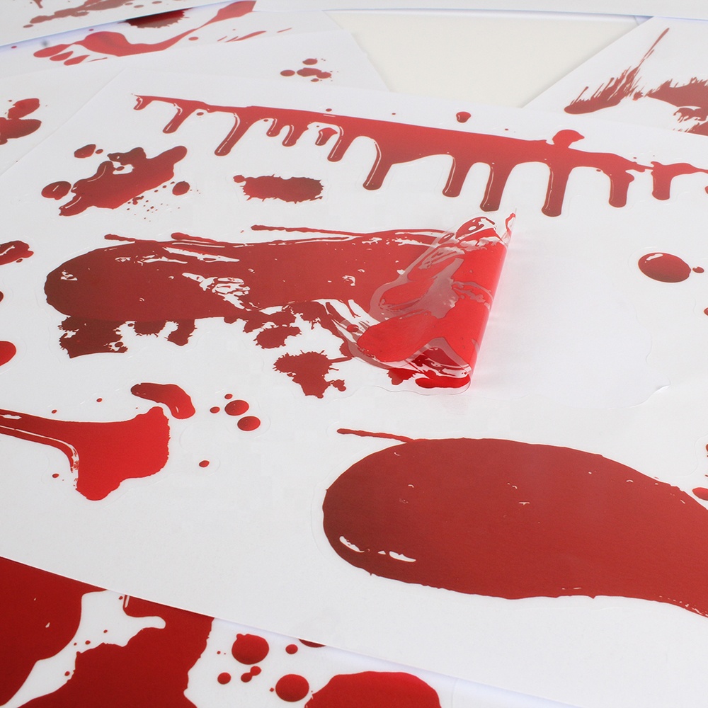 window static cling ecofriendly nontoxic halloween outdoor decor decoration monster waterproof ghost hand scar stickers