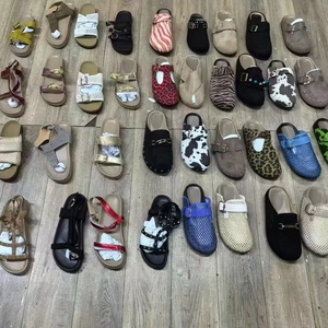 All'ingrosso della fabbrica <span class=keywords><strong>sandali</strong></span> da <span class=keywords><strong>donna</strong></span> morbidi Sole comode pantofole di <span class=keywords><strong>sughero</strong></span> moda spiaggia Stock scarpe di Design misto - Product Image 1