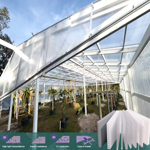 Yüksek darbe dayanımı 4mm 6mm 8mm 10mm 2.1*6m 12m sera panelleri çatı paneli malzemesi içi boş polikarbonat Leksan levha - Product Image 2