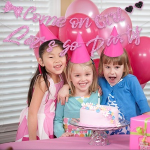 Novedad para Fiestas: Guirnaldas <span class=keywords><strong>de</strong></span> Papel, Decoraciones, Pancarta <span class=keywords><strong>de</strong></span> Princesa Rosa, Adornos Colgantes, Artículos <span class=keywords><strong>de</strong></span> Cumpleaños, Venta al por Mayor Transfronteriza - Product Image 3