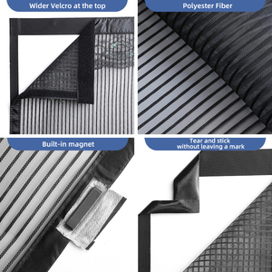 Phong Cách Hiện Đại Từ Lưới Muỗi Cửa Lưới Màn Hình Mạnh Mẽ <span class=keywords><strong>Velcro</strong></span> Đóng Cửa Rèm Cho Nhà Khách Sạn Quán Cà Phê Bao Gồm - Product Image 6