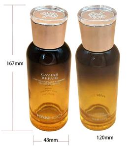 Pot <span class=keywords><strong>en</strong></span> <span class=keywords><strong>verre</strong></span> ambré vide de 5, 10, 15, 20, 30, 50, 100 g ou 1 oz, rond, pour crème, soin de la peau, cosmétiques, <span class=keywords><strong>avec</strong></span> couvercles - Product Image 6