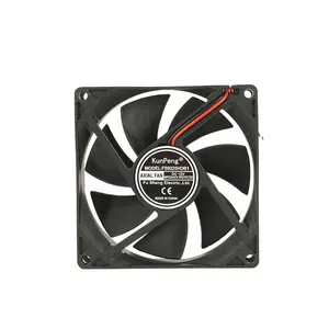 Ventilateur à courant continu ignifuge haute vitesse 90x90x25 9025 ou 9225 12V Led ventilateur pour Show Light Sleeve Bearing Axial Flow Fan