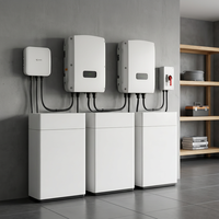 Système de stockage solaire hybride complet 12 kW, tous les composants prêts à l'emploi, prise en charge de la nomenclature personnalisée pour les distributeurs et les installateurs solaires