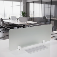 Clip de fixation de panneau réglable en alliage d'aluminium pour séparateur de bureau, sans perçage, pour cloison en verre acrylique, quincaillerie de mobilier