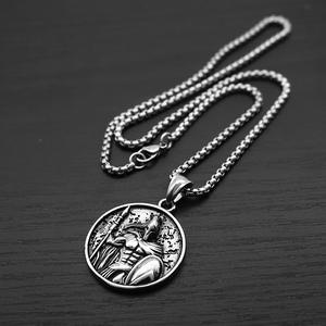 Collares de joyería de moda con colgante impermeable de acero inoxidable sin deslustre Vintage <span class=keywords><strong>Valor</strong></span> para hombres al por mayor 2025 - Product Image 5