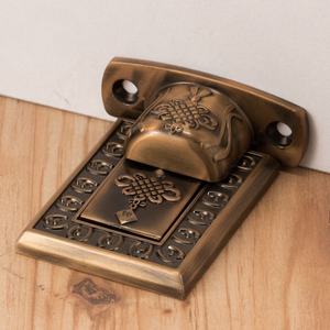 GUIDE prix d'usine maison décorative en <span class=keywords><strong>zinc</strong></span> butoir de porte vintage style européen porte de sol support de porte en bronze - Product Image 1