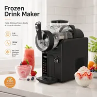 Machine à slush numérique électrique de comptoir à cuve unique, pour usage domestique et commercial, pour la préparation de boissons glacées, idéale pour hôtels, bars et restaurants