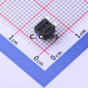 YTS1H0151DBG00 Tactile Switch SMD Switch Single Pole Single Throw Round Button 1.6N Vertical Mount - Product Image 2