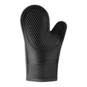 Guantes de Cocina de Silicona con Diseño de Panal de Abeja y Logotipo Personalizado, Forro de Algodón, Resistentes al Calor, Aptos para Lavavajillas, para Barbacoa y Cocina - Product Image 1