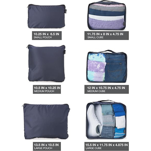 Sacs de rangement pliables étanches personnalisés pour le sport et les voyages, avec fermeture éclair, pour valises et bagages, organisateur de chaussures portable - Product Image 5