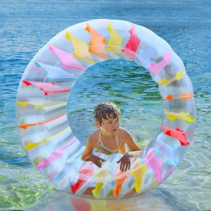 Hot Selling 40 Inch <b>Inflatable</b> Roller <b>Float</b> Colorful Water Wheel Swimming Pool Rolling Toy Outdoor Fun Water Game for Kids Adult - Product Image 1