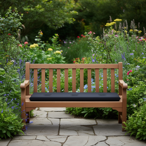 Coussin de banc de jardin 59,1x19,7x1,2 po en tissu Oxford, coussin d'extérieur rectangulaire, anthracite uni, utilisation toutes saisons - Product Image 2