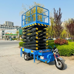 Chiều Cao Của 6M 500Kg Công Suất 2025 Mới Thương Hiệu Điện Ba Bánh Trên Không Làm Việc Nền Tảng Thủy Lực Cắt Kéo Thang Máy - Product Image 4