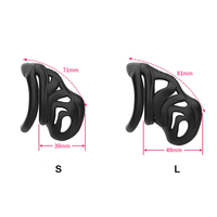 Ninghao Cage de chasteté masculine en plastique imprimé en 3D simulé, dispositif de conditionnement ascétique, jouets sexuels pour garçons