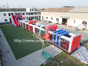 Giá tốt nhất thú vị trò chơi trở ngại ngoài trời các chướng ngại vật Thiết bị bơm hơi khổng lồ các chướng ngại vật để bán - Product Image 5