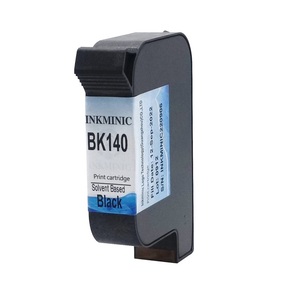 ตลับหมึกสีดำชนิดน้ำยา BK140 พร้อมชิป สำหรับเครื่องพิมพ์ Domino GX30i G230i G35i G20i Gx150i TIJ ขายดี - Product Image 1