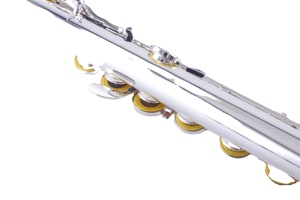 16キーのベンドクローズキー、キュプロニッケル製、銀メッキ、C調フルート - Product Image 5