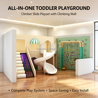 Structure de jeu intérieure personnalisée pour enfants, maison de jeu souple avec toboggan, mur d'escalade et parcours d'obstacles pour centre commercial, école maternelle et café-jeux