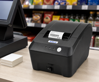 Printer Resi Termal Mini 58mm Printer Resi Kecil USB 203dpi 90mm Per Detik Pencetakan Resi Ringkas untuk Mesin Kasir