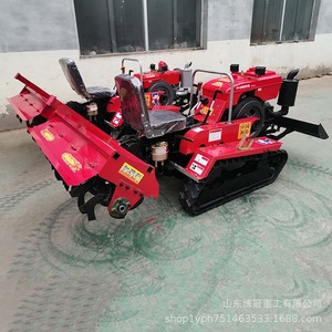 Farm <b>Cultivator</b> Rotary Tiller 35 Hp Gasoline Engine Red Color With Sprayer Attachment For Vegetable Farming - Product Image 3