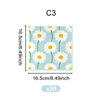 Ensemble de vaisselle jetable DAMAI à motif floral Daisy, décorations de fête printanières pour anniversaire, jardin, fête de naissance