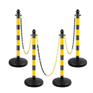 Water-Filled Warning Post HDPE Reflective Isolation Traffic Safety Fence Column With <b>Hook</b> IP65 - Product Image 3