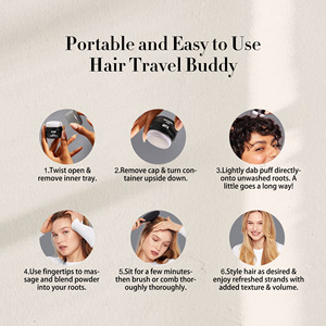 Nuevo Champú Seco en Polvo <span class=keywords><strong>para</strong></span> el Cuidado del Cabello Natural, <span class=keywords><strong>para</strong></span> Cabello Graso, Sin Aerosol, Sin Residuos Blancos, <span class=keywords><strong>para</strong></span> Todos los Colores de Cabello - Product Image 5