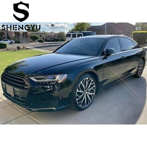 Kit de conversion automatique pour Audi <span class=keywords><strong>A8</strong></span> D5 19-22 mise à niveau <span class=keywords><strong>S8</strong></span> avec pare-chocs avant de voiture ABS calandre diffuseur arrière tuyaux d'échappement - Product Image 3