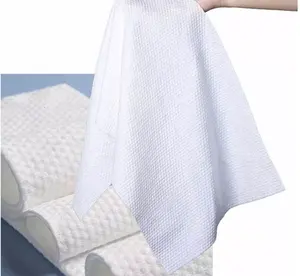 旅行酒店用便携式一次性浴巾超细纤维美容美发毛巾