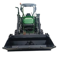 Tractor Cargador Versátil: Flexible, Estable y Excelente para Excavar, Cargar y Transportar