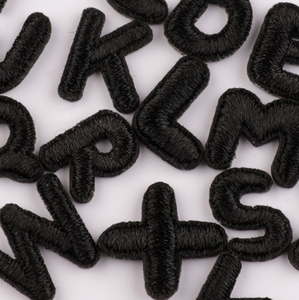 Patchs brodés avec lettres, patchs de lettres de dessin animé, patchs thermocollants pour accessoires de bricolage - Product Image 3