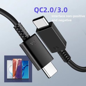 Cable de Datos TIPO-C de Carga Súper Rápida de 5A para <span class=keywords><strong>Samsung</strong></span> S21, Cable de Teléfono Móvil con Carga Rápida PD de 45w con TPE - Product Image 4