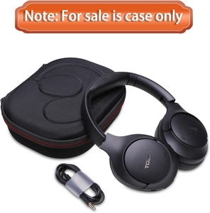 Étui pour casque d'écoute en EVA personnalisé, étui de voyage à coque rigide universel pour <span class=keywords><strong>TOZO</strong></span>/Boses/Sonys/Skullcandy (OEM/ODM disponible)-étui uniquement - Product Image 3