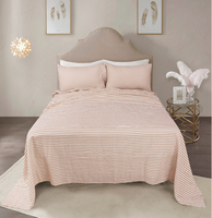 Parure de draps en lin OEKO-TEX, housse de couette en lin rose avec literie en chanvre, ensemble de literie 100% lin français