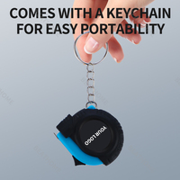 Fabricant de mini ruban à mesurer personnalisé porte-clés serrure à glissière stable outil de mesure du corps OEM & ODM pris en charge