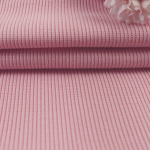 26S Polyester Spandex 2x2 <b>Rib</b> Knit Fabric, 230GSM, 135cm Width, for T-shirts, Tank Tops and Sleeveless Garments - Product Image 1