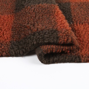 Vêtements <span class=keywords><strong>épais</strong></span> en <span class=keywords><strong>tissu</strong></span> <span class=keywords><strong>polaire</strong></span> Sherpa tricoté jacquard en polyester bicolore super doux 300GSM pour filles, motif uni - Product Image 3