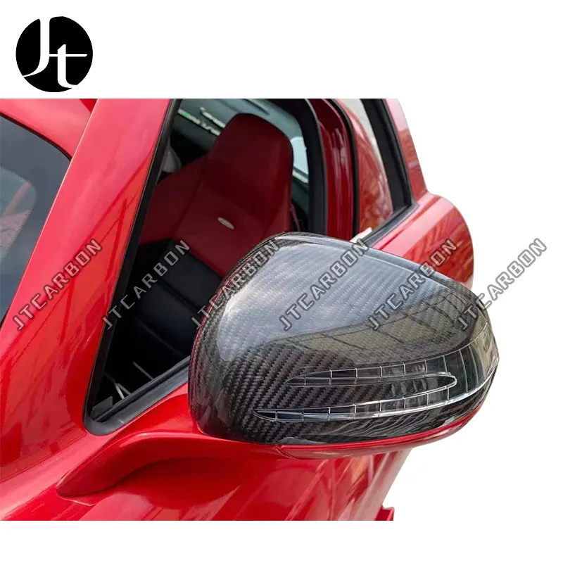 Real Fibra De Carbono Espelho Lateral Capas para Mercedes-Benz AMG GT SLK R172 SLC R197 SL R231 Estilo de Substituição