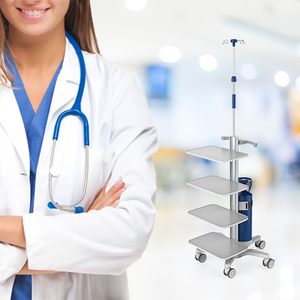 Joran infus logam berkualitas tinggi, keranjang desain industri gaya digunakan di rumah sakit, Area konter - Product Image 4