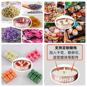 大豆ワックス香り付きキャンドル　エアフレッシュナー　様々な植物の香り　フロスト加工の錫製容器　中サイズ　無煙燃焼 - Product Image 6