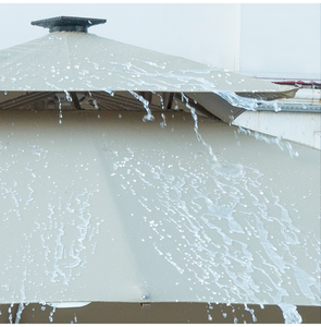 Алюминиевый прямоугольный уличный Солнечный светодиодный свет патио Римский Зонт Римский зонт для садовой затенения - Product Image 5