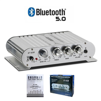 Mini amplificateur de puissance Bluetooth 12V, amplificateur stéréo audio pour voiture et système sonore domestique