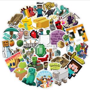 ZY0447C 50pcs mon monde jeu Doodle autocollants étanche déplacer bouteille d'eau autocollant bagages ordinateur portable à la mode autocollants - Product Image 1