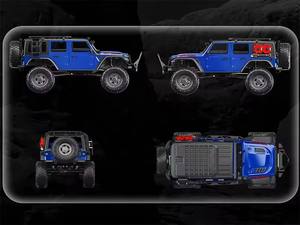 HB Toys 1/10 escala 4WD R1011 -R1016 Wilderness RC Crawler Truck <span class=keywords><strong>RUBICON</strong></span> RTR con 550 Motor cepillado y luces LED IPX4 a prueba de salpicaduras - Product Image 4