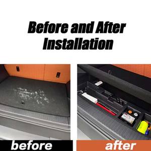 Couverture de <span class=keywords><strong>coffre</strong></span> rétractable multifonction, pliable, gain de place, séparateur de cargaison pour accessoires BYD Fangchengbao Ti7 - Product Image 3